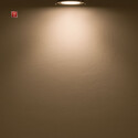 ISO115457 / LED Downlight, 9W, rund, ultra flach, blendungsreduziert, weiß, warmweiß, dimmbar CRI90 / 9009377142338
