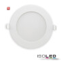 ISO115457 / LED Downlight, 9W, rund, ultra flach, blendungsreduziert, weiß, warmweiß, dimmbar CRI90 / 9009377142338