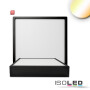 ISO115493 / LED Deckenleuchte PRO schwarz, 15W, eckig, 170mm, ColorSwitch 2700K|3000K|4000K, dimmbar / 9009377142826