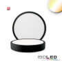 ISO115498 / LED Deckenleuchte PRO schwarz, 8W, rund, 120mm, ColorSwitch 2700K|3000K|4000K, dimmbar / 9009377142888