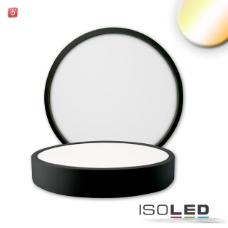 ISO115499 / LED Deckenleuchte PRO schwarz, 15W, rund, 170mm, ColorSwitch 2700K|3000K|4000K, dimmbar / 9009377142895