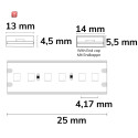 ISO115508 / LED AQUA930 Linear-Flexband, 24V, 10W, IP68, warmweiß / 9009377142987