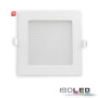 ISO115461 / LED Downlight, 9W, eckig, ultra flach, blendungsreduziert, weiß, neutralweiß, dimmbar CRI90 / 9009377142376