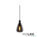 ISO115214 / Pendelleuchte, Smoky Glas, E27, 300cm /...