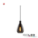 ISO115214 / Pendelleuchte, Smoky Glas, E27, 300cm /...
