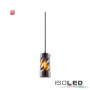 ISO115215 / Pendelleuchte, Smoky curled Glas, E27, 300cm / 9009377097829