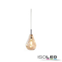 ISO115216 / Pendelleuchte, Amber Glas, E14, 300cm /...