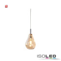 ISO115216 / Pendelleuchte, Amber Glas, E14, 300cm /...