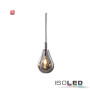 ISO115217 / Pendelleuchte, black Glas, E14, 300cm / 9009377097867