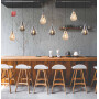 ISO115217 / Pendelleuchte, black Glas, E14, 300cm / 9009377097867