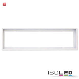 ISO115249 / Aufbaurahmen weiß RAL 9016 für LED Panel 1200x300 / 9009377098437