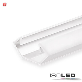 ISO115270 / LED Eckprofil CORNER11n Aluminium weiß RAL9010, 200cm / 9009377099274