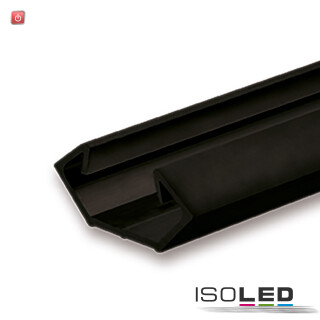 ISO115271 / LED Eckprofil CORNER11n Aluminium schwarz RAL9005, 200cm / 9009377099281