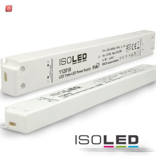 ISO112018 / Trafo 12V/DC, 0-30W, ultraslim / 9009377022388