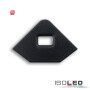 ISO115279 / Endkappe EC97 schwarz für Profil CORNER11n mit Kabeldurchführung, 1 STK / 9009377099366