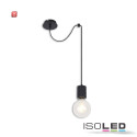 ISO115047 / Hängeleuchte Metall schwarz, 120cm...