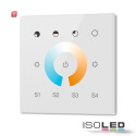 ISO115057 / DALI DT8 CCT 1 Gruppe Einbau-Touch Master-Controller, weiß, 100-240V AC oder DALI-Bus Spannung / 9009377095221
