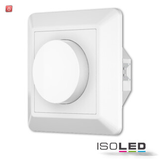 ISO115058 / DALI DT8 CCT 1 Gruppe Einbau-Dreh Master-Controller, weiß, 100-240V AC oder DALI-Bus Spannung / 9009377095238