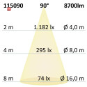ISO115090 / LED Street Light GR60, 4000K, IP66, mit Aufnahme für Ausleger DN45 / 9009377095726