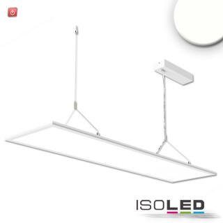 ISO115121 / LED Office Hängeleuchte Up+Down, 20+20W, 30x120cm, weiß, UGR<19, 4000K, DALI dimmbar / 9009377096167