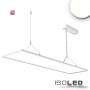 ISO115121 / LED Office Hängeleuchte Up+Down, 20+20W, 30x120cm, weiß, UGR<19, 4000K, DALI dimmbar / 9009377096167