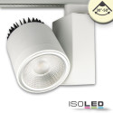 ISO115127 / 3-PH Schienen-Strahler fokussierbar, 36W, 30°-50°, weiß matt, 3000K, CRI92, DALI dimmbar / 9009377096280