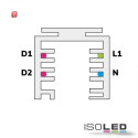 ISO115128 / 3-PH Schienen-Strahler fokussierbar, 36W, 30°-50°, schwarz matt, 4000K, CRI92, DALI dimmbar / 9009377096303