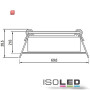 ISO112032 / LED Einbaustrahler COB mit Reflektor, 5W, nickel geb., warmweiss / 9009377022692