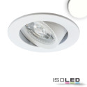 ISO114884 / LED Einbauleuchte Slim68 weiß, rund, 9W, neutralweiß, dimmbar / 9009377091278