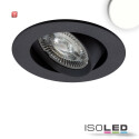 ISO114886 / LED Einbauleuchte Slim68 schwarz, rund, 9W,...