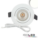 ISO114888 / LED Einbauleuchte Slim68 MiniAMP weiß, rund, 8W, 24V DC, neutralweiß, dimmbar / 9009377091452