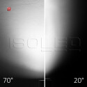ISO114896 / 3-PH Schienen-Strahler fokussierbar, 42W, 20°-70°, weiß matt, 4000K, CRI92 / 9009377092152