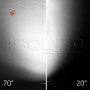 ISO114896 / 3-PH Schienen-Strahler fokussierbar, 42W, 20°-70°, weiß matt, 4000K, CRI92 / 9009377092152