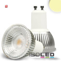 ISO112035 / GU10 LED Strahler 6W GLAS-COB, 70° warmweiss, dimmbar / 9009377022753