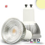 ISO112035 / GU10 LED Strahler 6W GLAS-COB, 70° warmweiss, dimmbar / 9009377022753