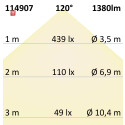 ISO114907 / LED Downlight, 18W, rund, ultra flach,...