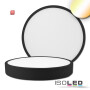 ISO114912 / LED Deckenleuchte PRO schwarz, 30W, rund, 300mm, ColorSwitch 2700K|3000K|4000K, dimmbar / 9009377093043