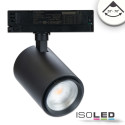 ISO114921 / 3-PH Schienen-Strahler Vollspektrum fokussierbar, 42W, 20°-70°, schwarz matt, 4000K / 9009377093388