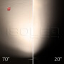 ISO114922 / 3-PH Schienen-Strahler fokussierbar, 42W, 20°-70°, schwarz matt, 3000K, CRI92 / 9009377093401