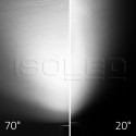 ISO114923 / 3-PH Schienen-Strahler fokussierbar, 42W, 20°-70°, schwarz matt, 4000K, CRI92 / 9009377093432