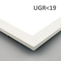 ISO115172 / LED Panel Backlight Line 625 UGR<19 8H/8H, CRI90, 36W, neutralweiß, 1-10V dimmbar / 9009377097041