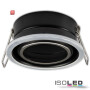 ISO114937 / Einbaurahmen Sys-68 für GU10/MR16 Leuchtmittel, IP20, inkl. GU10 Sockel (exkl. Cover) / 9009377093708
