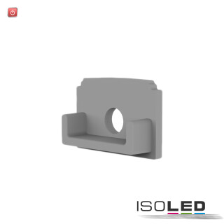 ISO114960 / Endkappe E211 für LED Trockenbauprofil Abschluss, mit Kabeldurchführung, 1STK / 9009377094309
