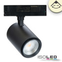 ISO114975 / 3-PH Schienen-Strahler fokussierbar, 42W, 20°-70°, schwarz matt, 3500K, CRI92 / 9009377094736
