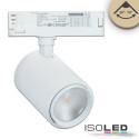 ISO114979 / 3-PH Schienen-Strahler fokussierbar, 34W, 20°-70°, weiß matt, Fruit 3000K / 9009377094811