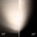 ISO114979 / 3-PH Schienen-Strahler fokussierbar, 34W, 20°-70°, weiß matt, Fruit 3000K / 9009377094811