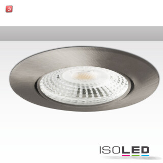 ISO114985 / Einbaurahmen Ion, rund, GU5.3, nickel satin / 9009377094941
