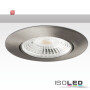 ISO114985 / Einbaurahmen Ion, rund, GU5.3, nickel satin / 9009377094941