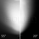 ISO114990 / 3-PH Schienen-Strahler fokussierbar, 8W, 20°-55°, weiss matt, neutralweiss 4000K / 9009377095061