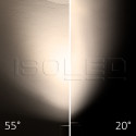 ISO114991 / 3-PH Schienen-Strahler fokussierbar, 8W, 20°-55°, weiss matt, warmweiss 3000K / 9009377095085